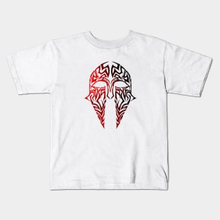 Spartan warrior helmet Kids T-Shirt